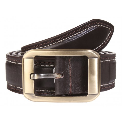 LEATHER GENTS BELT BHGB101-BR