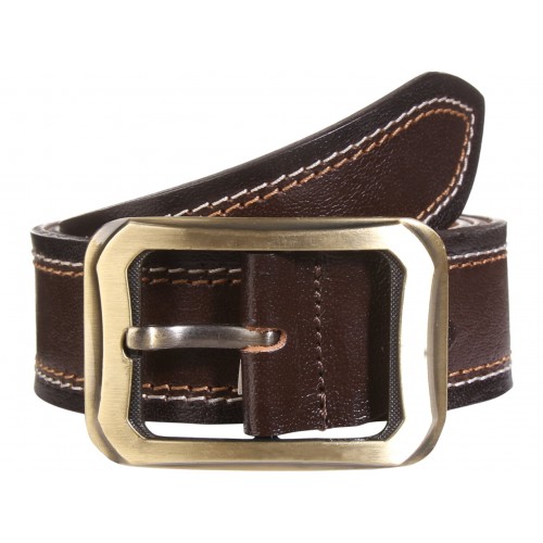 LEATHER GENTS BELT BHGB104-BR
