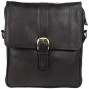 GENUINE LEATHER SLING BAG NDSB105-BK