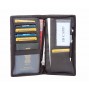 LEATHER PASSPORT HOLDER NDPH102-BK