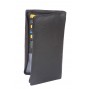LEATHER PASSPORT HOLDER NDPH102-BK