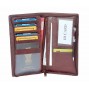 LEATHER PASSPORT HOLDER NDPH102-BR