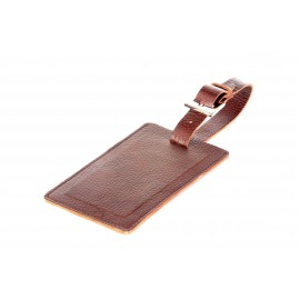 LEATHER LUGGAGE TAG NDLT101-BR