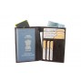 LEATHER PASSPORT HOLDER SNPC101-BR