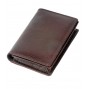 GENUINE LEATHER CREDIT DEBIT VISITING / BUSINESS CARD HOLDER NDCH101-BR